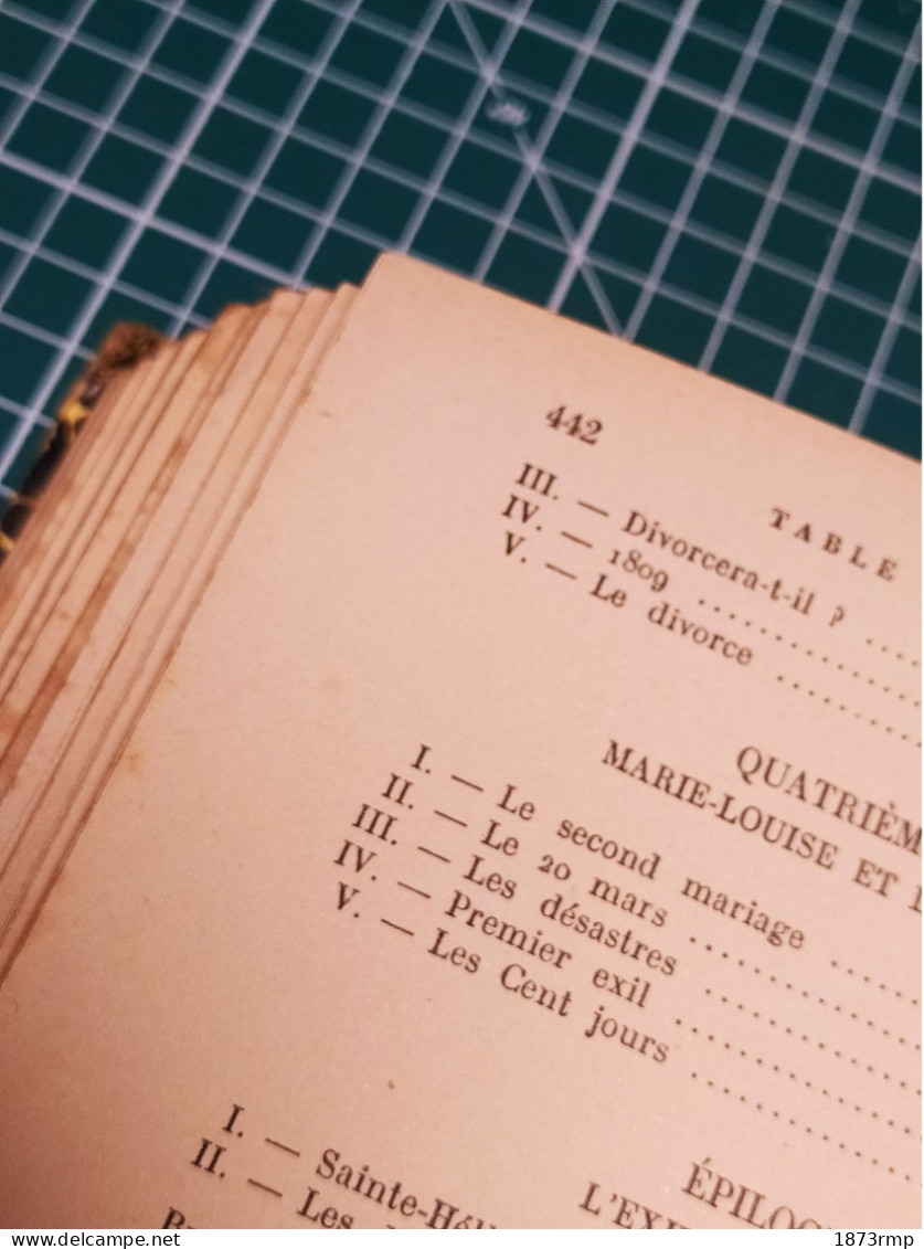 VIE PRIVEE DE NAPOLEON, OCTAVE AUBRY, EDITION DE 1939 - Français