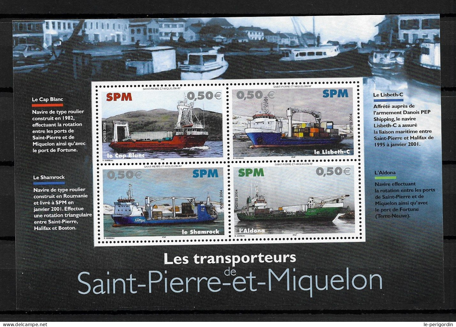 SAINT PIERRE ET MIQUELON , BF No 10  NEUF ,  **  , SANS CHARNIERE , TTB . - Blocks & Sheetlets