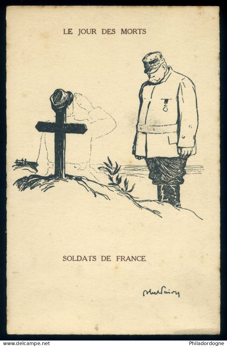 CPA - (Illustrateur) Abel Faivre - Le Jour Des Morts - Soldats De France - Faivre