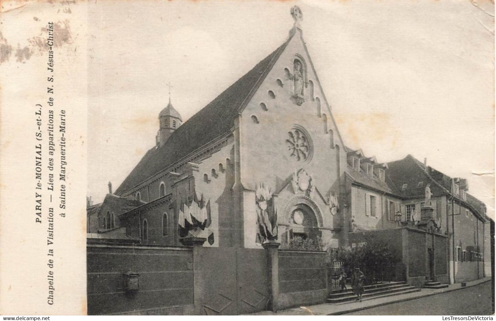 FRANCE - Paray Le Monial - Chapelle De La Visitation - Sainte Marguerite-Marie - Carte Postale Ancienne - Paray Le Monial