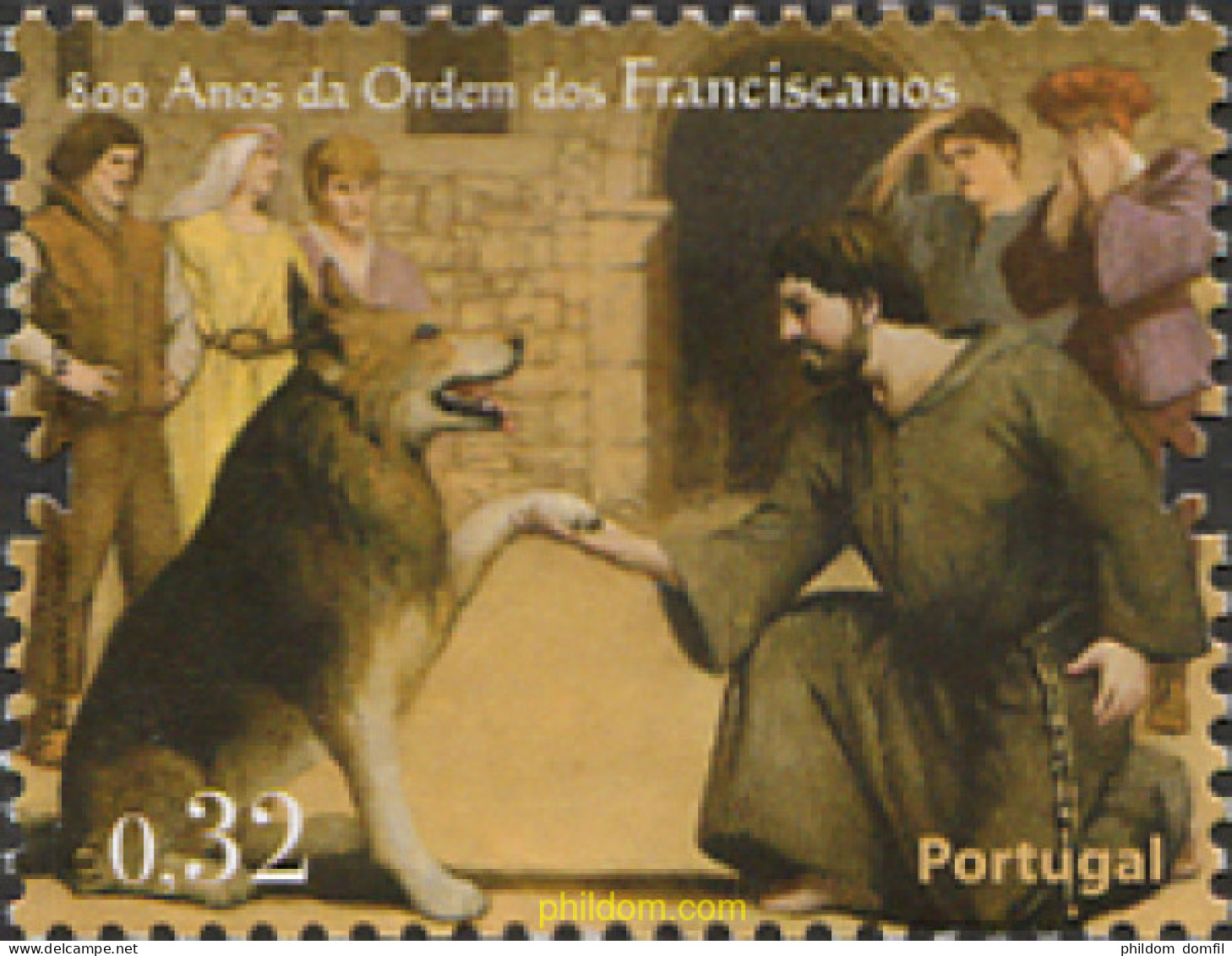 224788 MNH PORTUGAL 2009 800 AÑOS DE LA ORDEN FRANCISCANA - Otros & Sin Clasificación