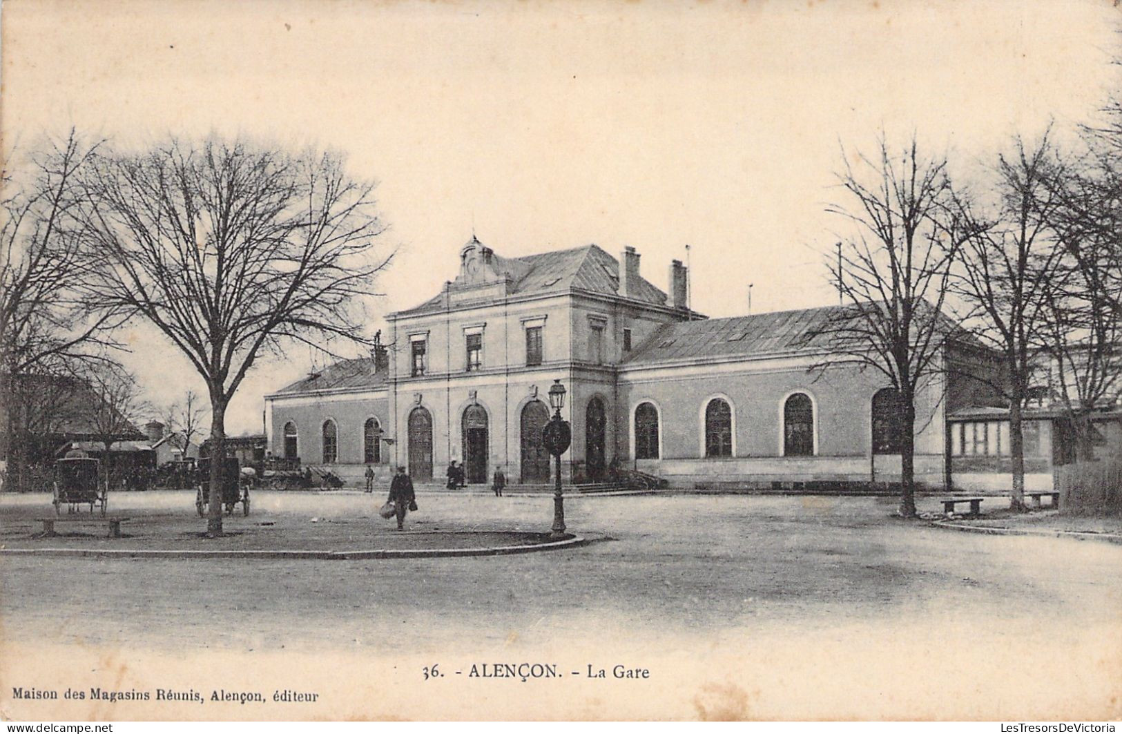 FRANCE - Alençon - La Gare - Carte Postale Ancienne - Alencon