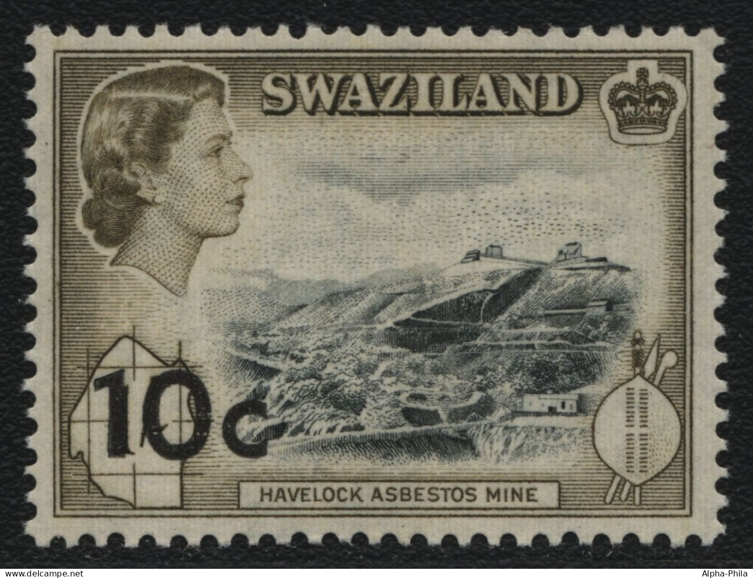 Swaziland 1961 - Mi-Nr. 75 ** - MNH - Aus Satz - Freimarken / Definitives - Swaziland (...-1967)