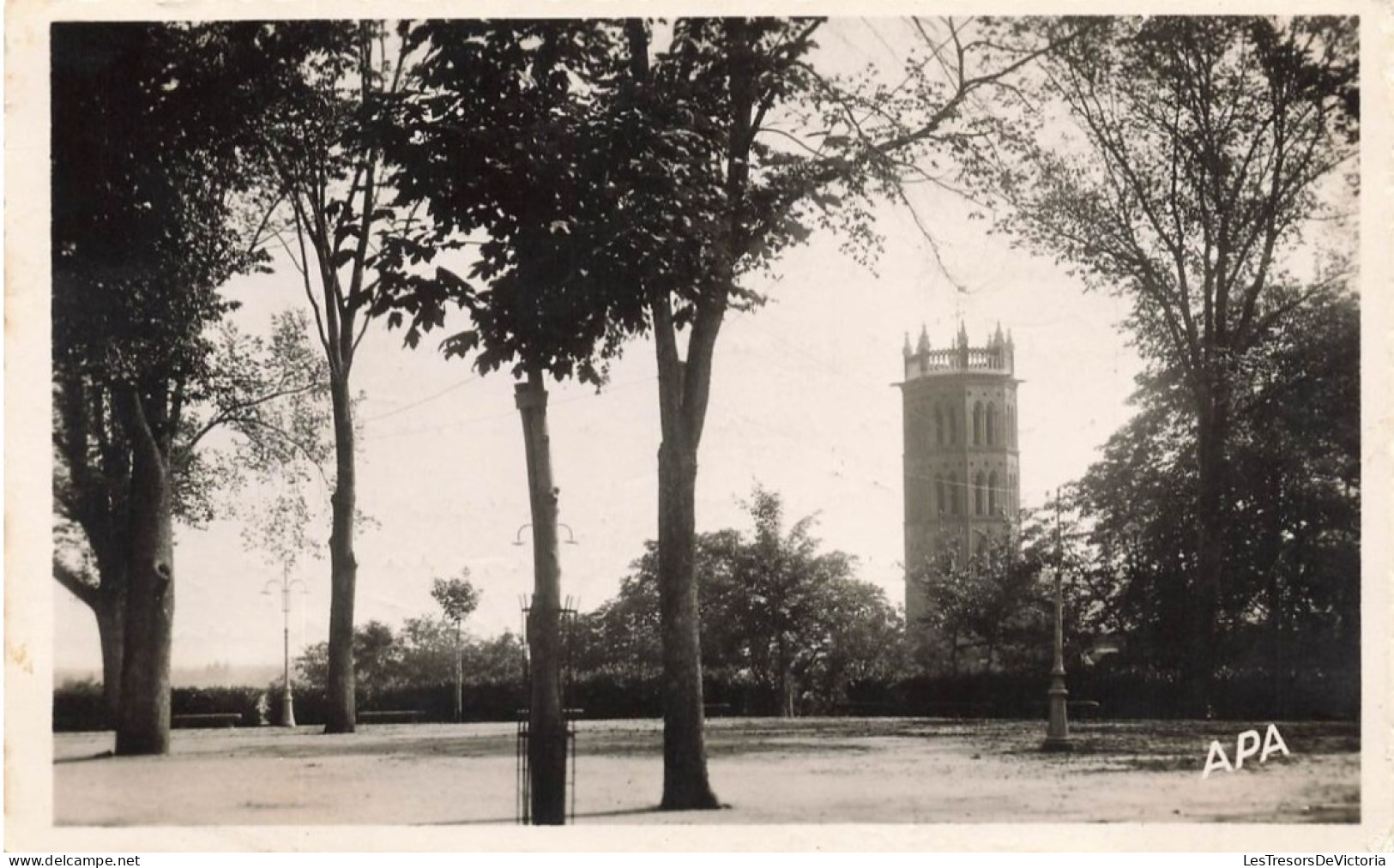 FRANCE - Pamiers - Promenade De Castella Et Clocher De La Cathédrale - Carte Postale Ancienne - Pamiers