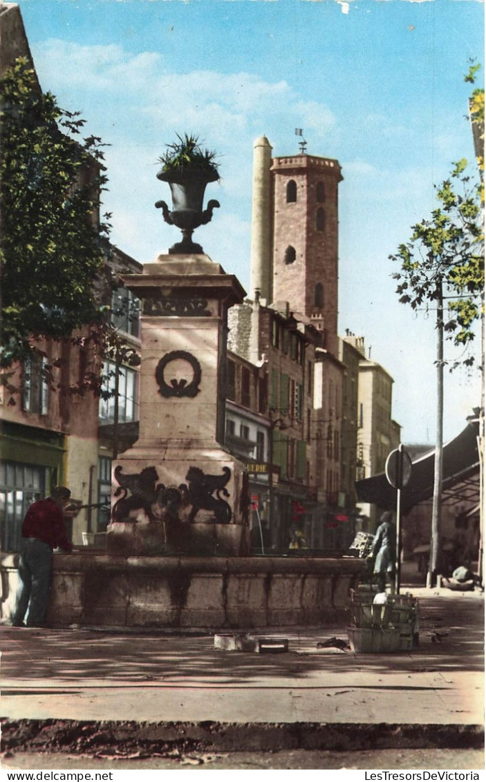 FRANCE - Millau - Place Du Maréchal Foch - Le Beffroi - Carte Postale Ancienne - Millau