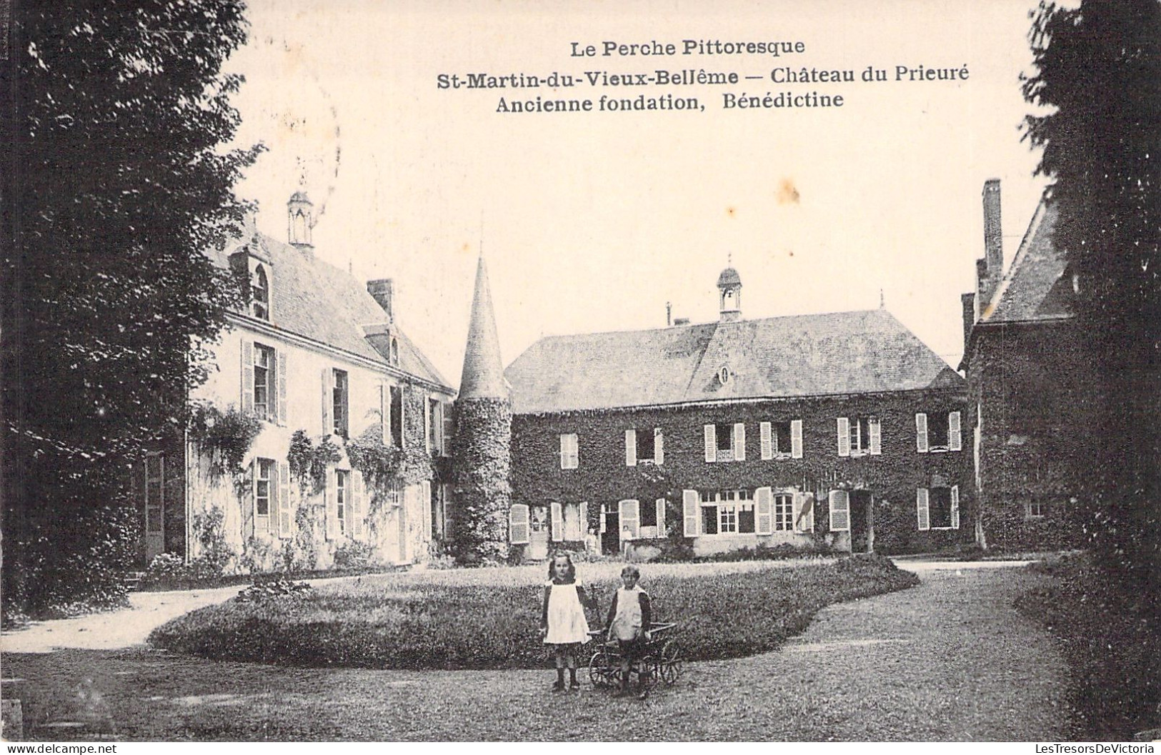 FRANCE - St Martin Du Vieux Belleme - Chateau Du Prieuré - Ancienne Fondation Benedictine - Carte Postale Ancienne - Sonstige & Ohne Zuordnung