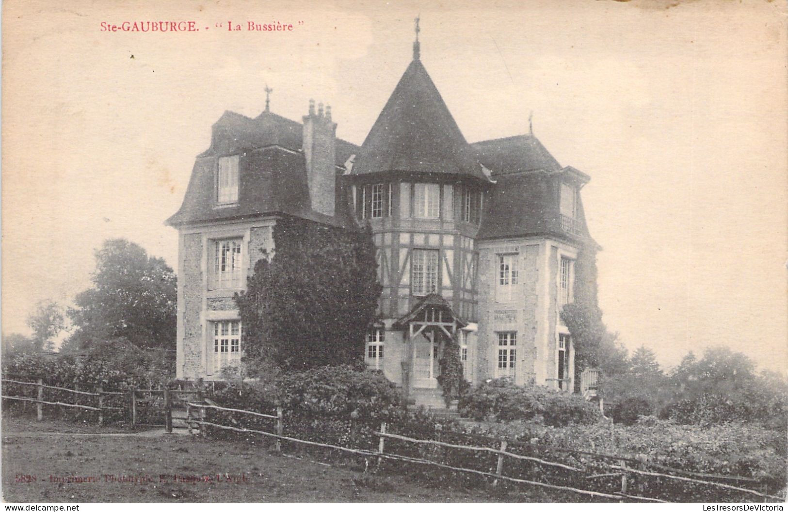 FRANCE - Ste Gauburge - La Bussiere - Carte Postale Ancienne - Autres & Non Classés