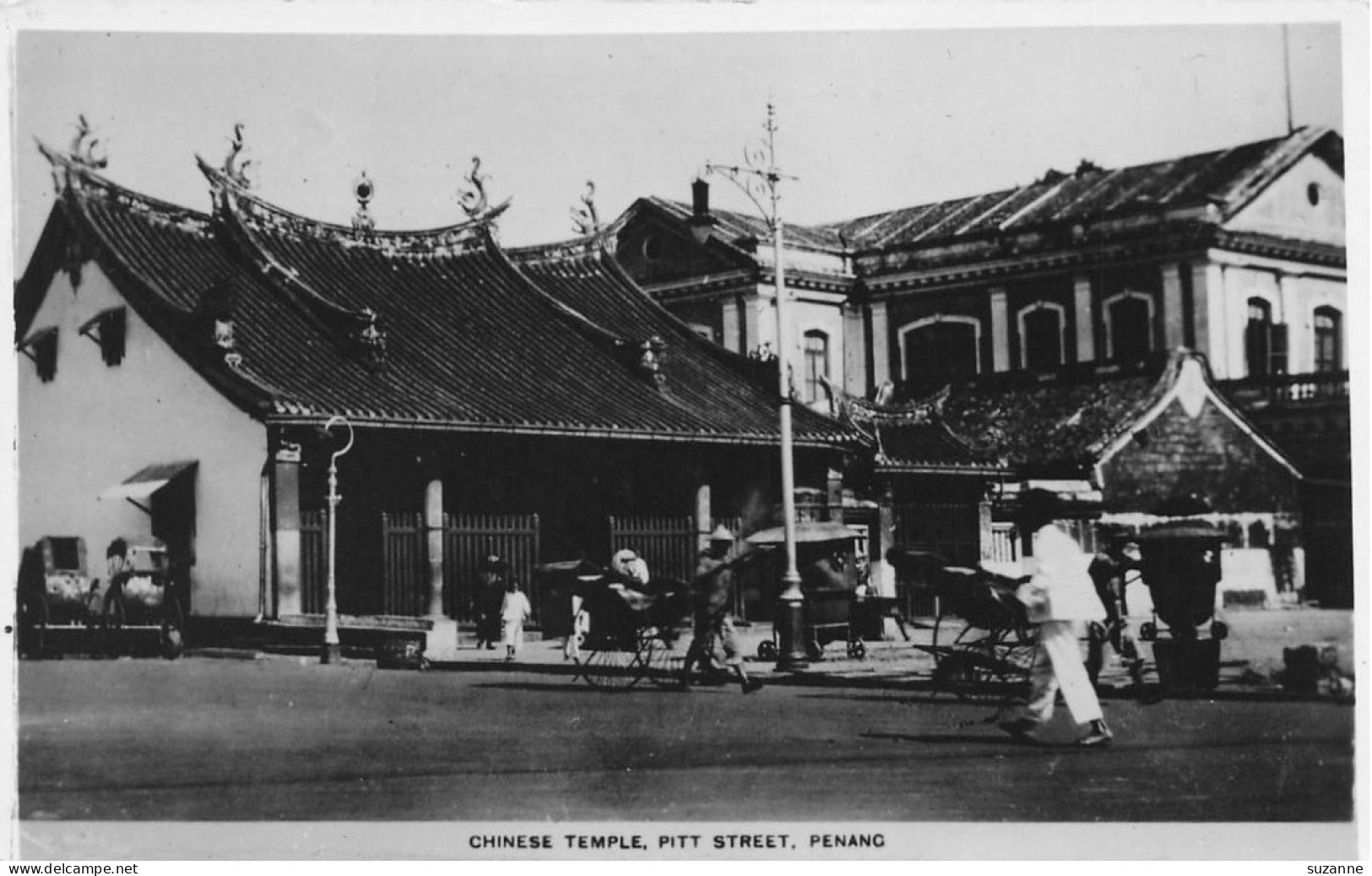 PENANG - CHINESE TEMPLE - PITT Street - 1950 ? - Malaysia