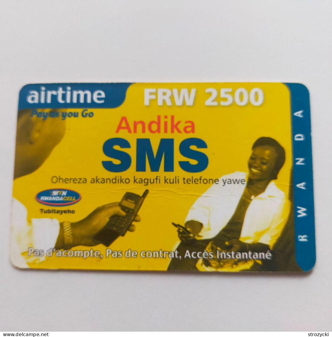 Rwanda - MTN - Andika SMS (01.01.03) - Rwanda