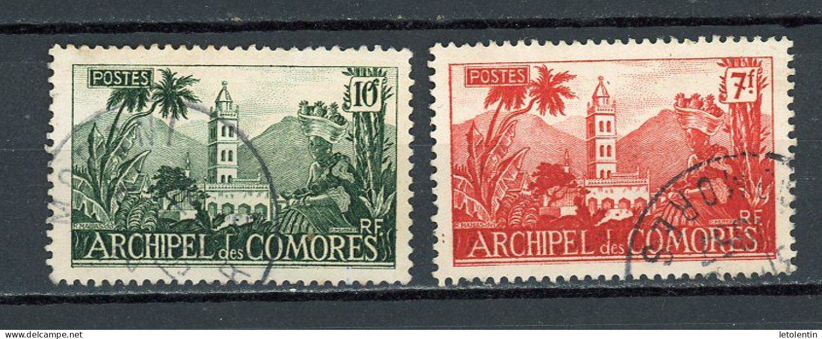 COMORES - MORONI -  N° Yt  7+8 Obli. - Usados