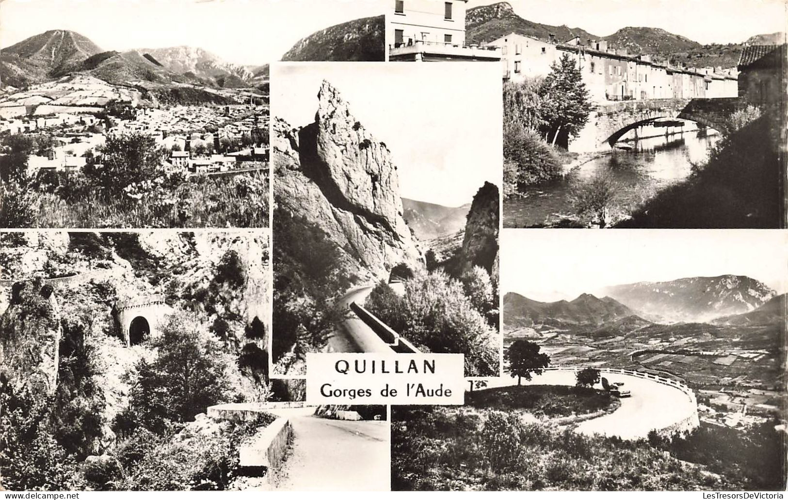 FRANCE - Quillan - Gorges De L'Aude - Le Pont Vieux  Sur L'Aude - Le Défilé De Pierre Lys - Carte Postale Ancienne - Autres & Non Classés