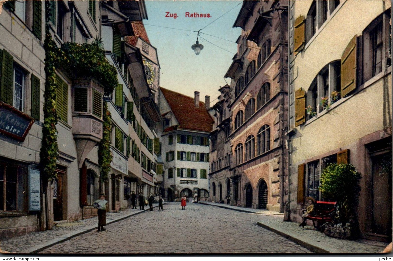 N°244 V -cpa Zug -Rathaus- - Zug