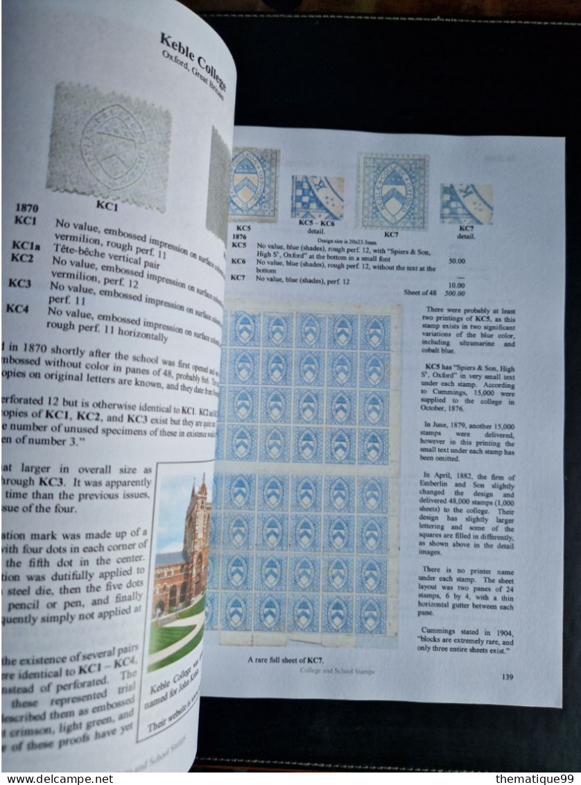 College And School Stamps, James Drummond - Philately And Postal History