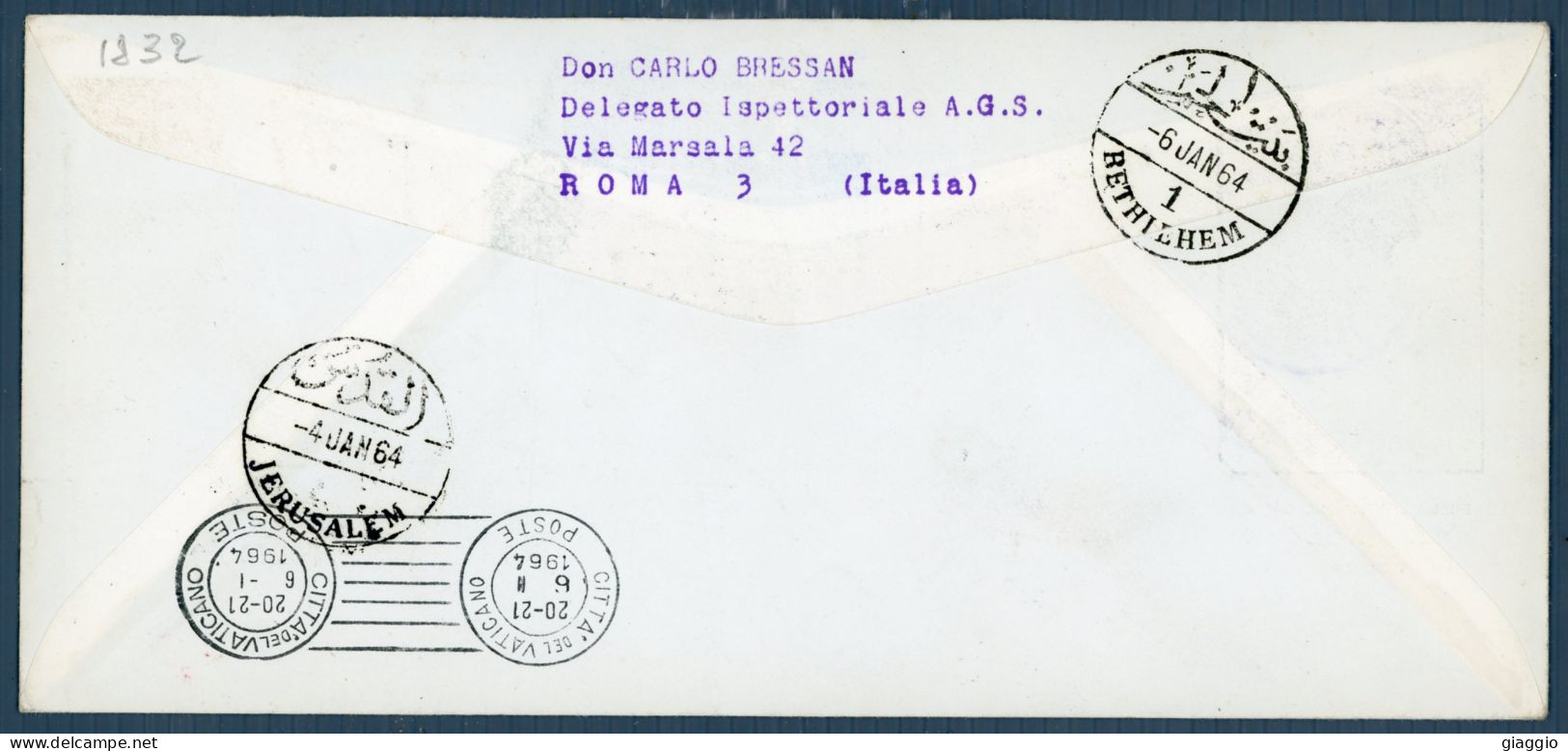 °°° Francobolli N. 1832 - Vaticano Busta Espresso Viaggiata Fuori Formato °°° - Storia Postale