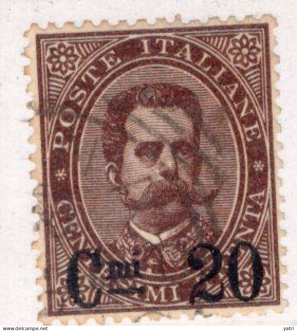 Regno D'Italia (1890) - Soprastampato 2 Su 30 Cent. Sass. 57 Ø - Oblitérés