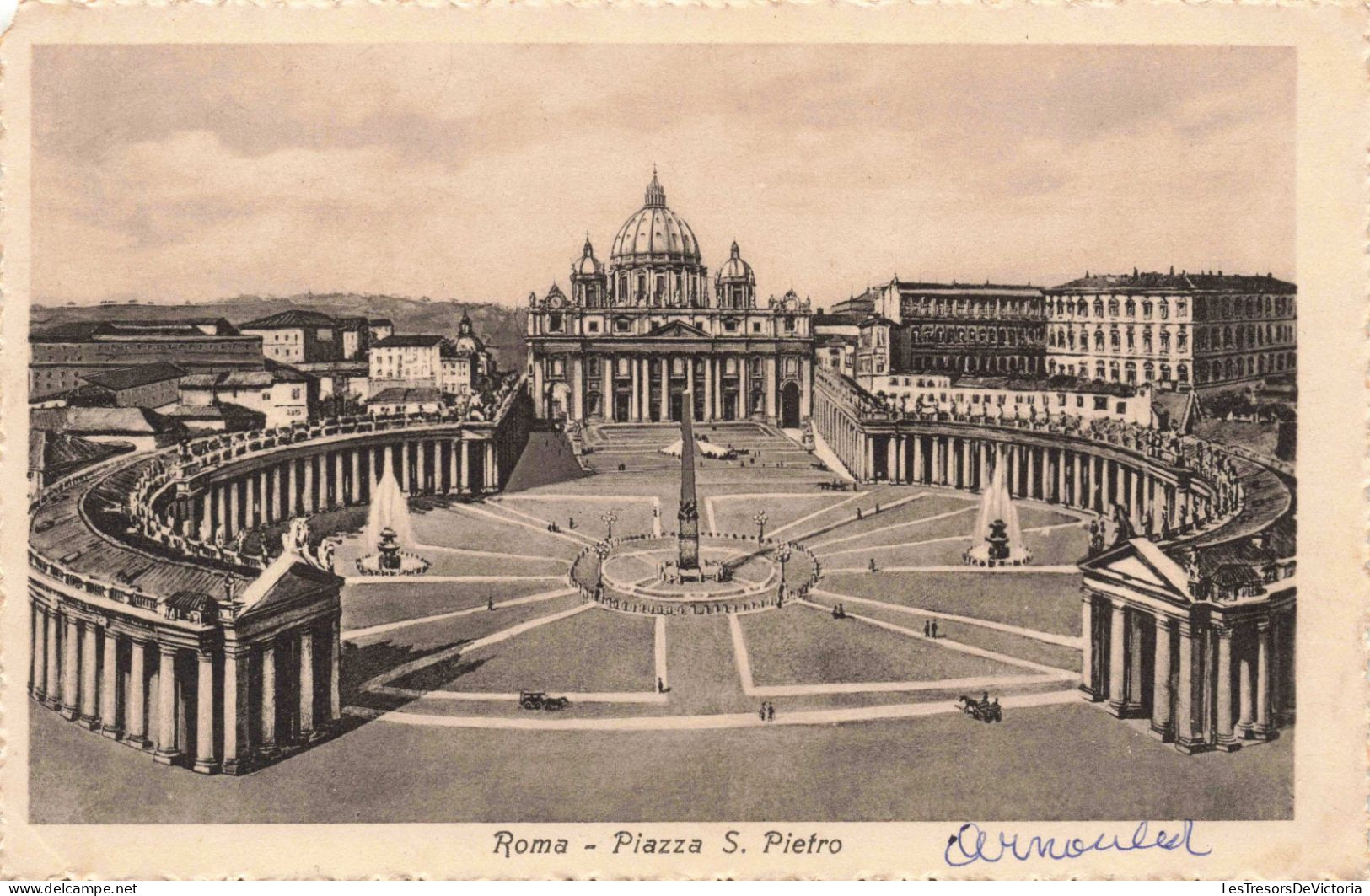 ITALIE - Roma - Piazza S. Pietro - Carte Postale Ancienne - Orte & Plätze