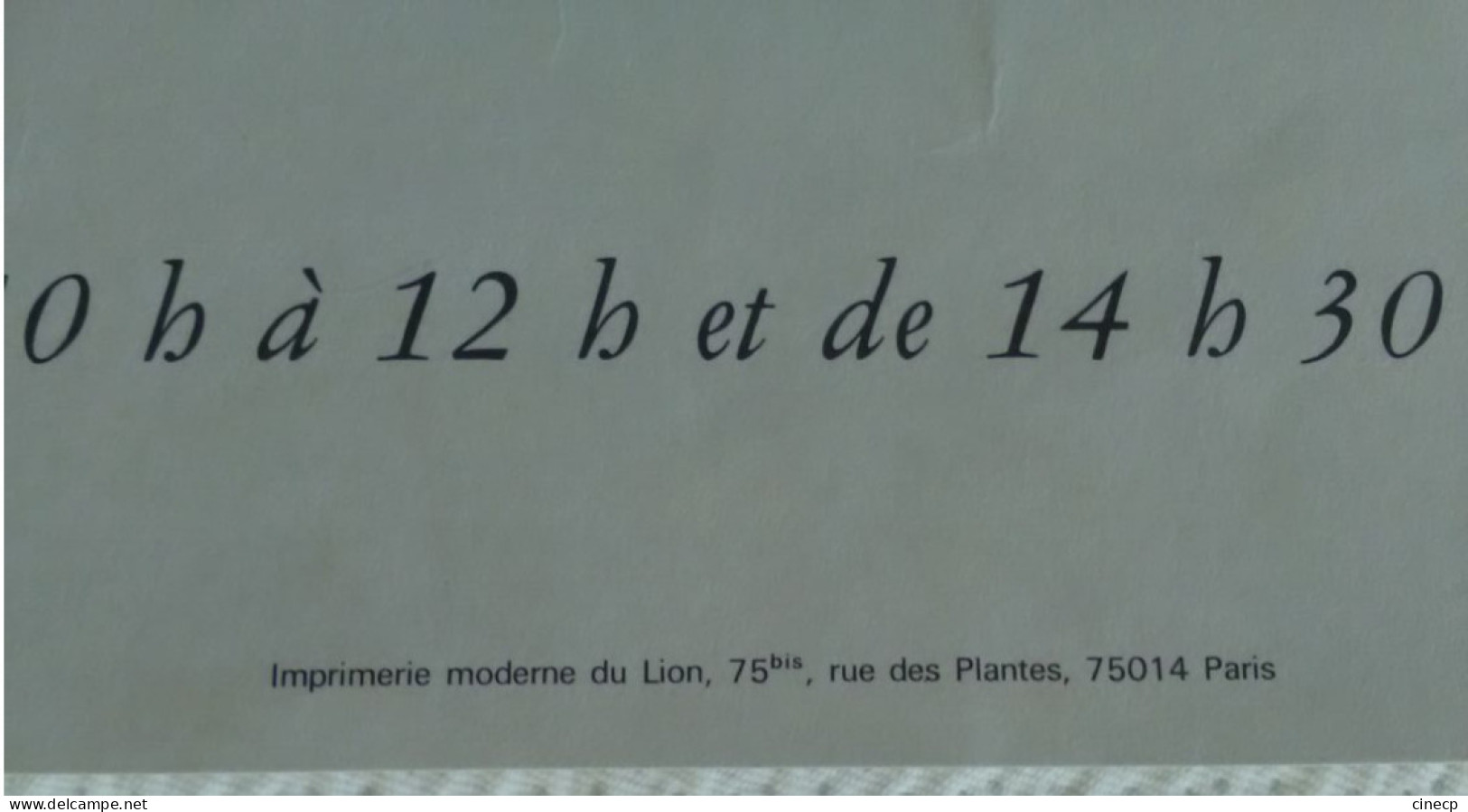 BELLE AFFICHE ANCIENNE ORIGINALE PEINTRE André JACQUEMIN EXPOSITION SAISONS 1976 Galerie Le Nouvel Essor Paris Paysage - Affiches