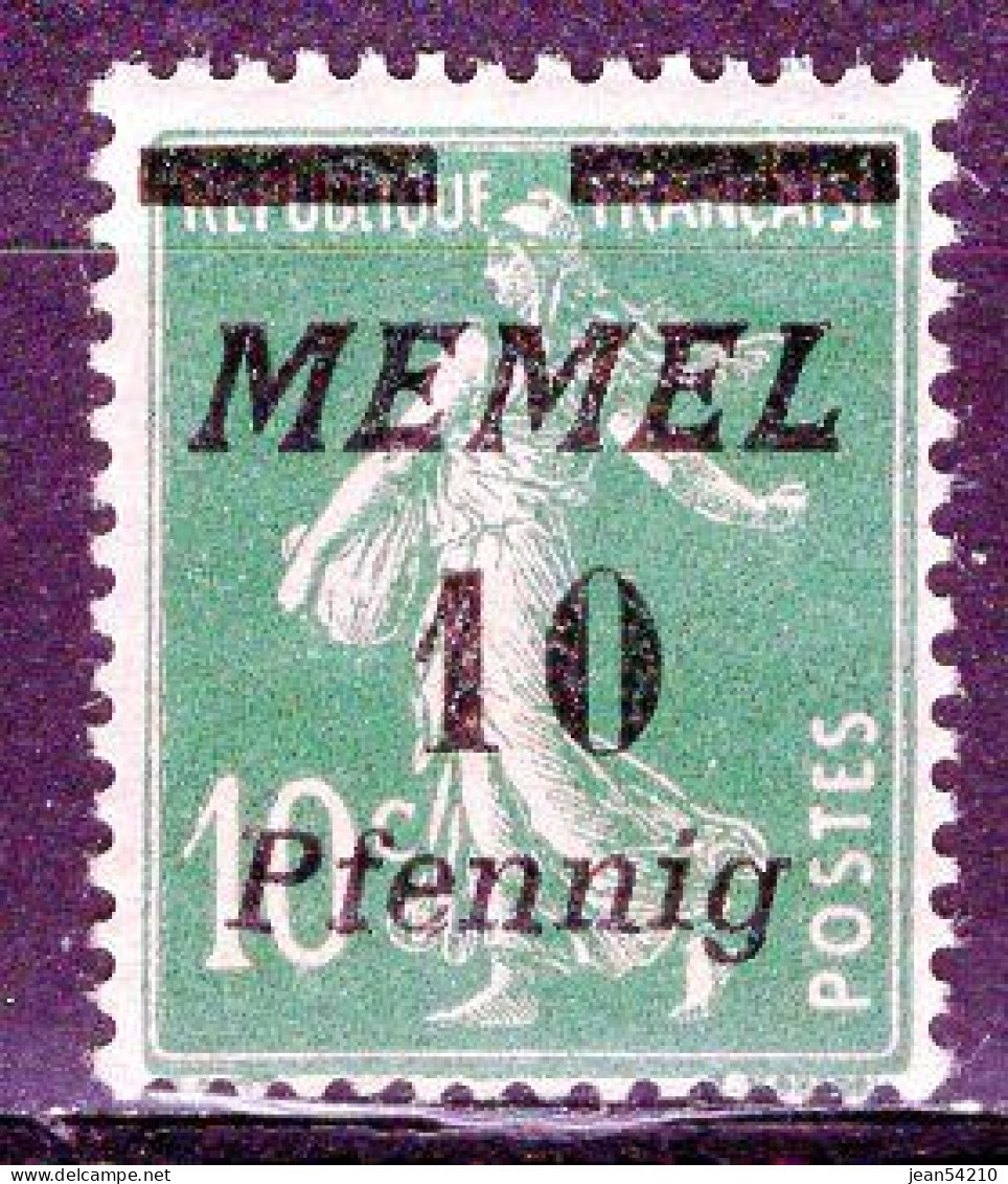 MEMEL - Timbre N°47 Neuf A/charnière - Unused Stamps