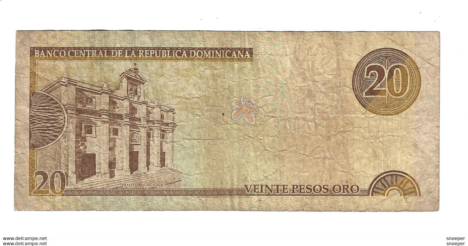 Dominican Republic 20 Pesos 2000   166 - Repubblica Dominicana