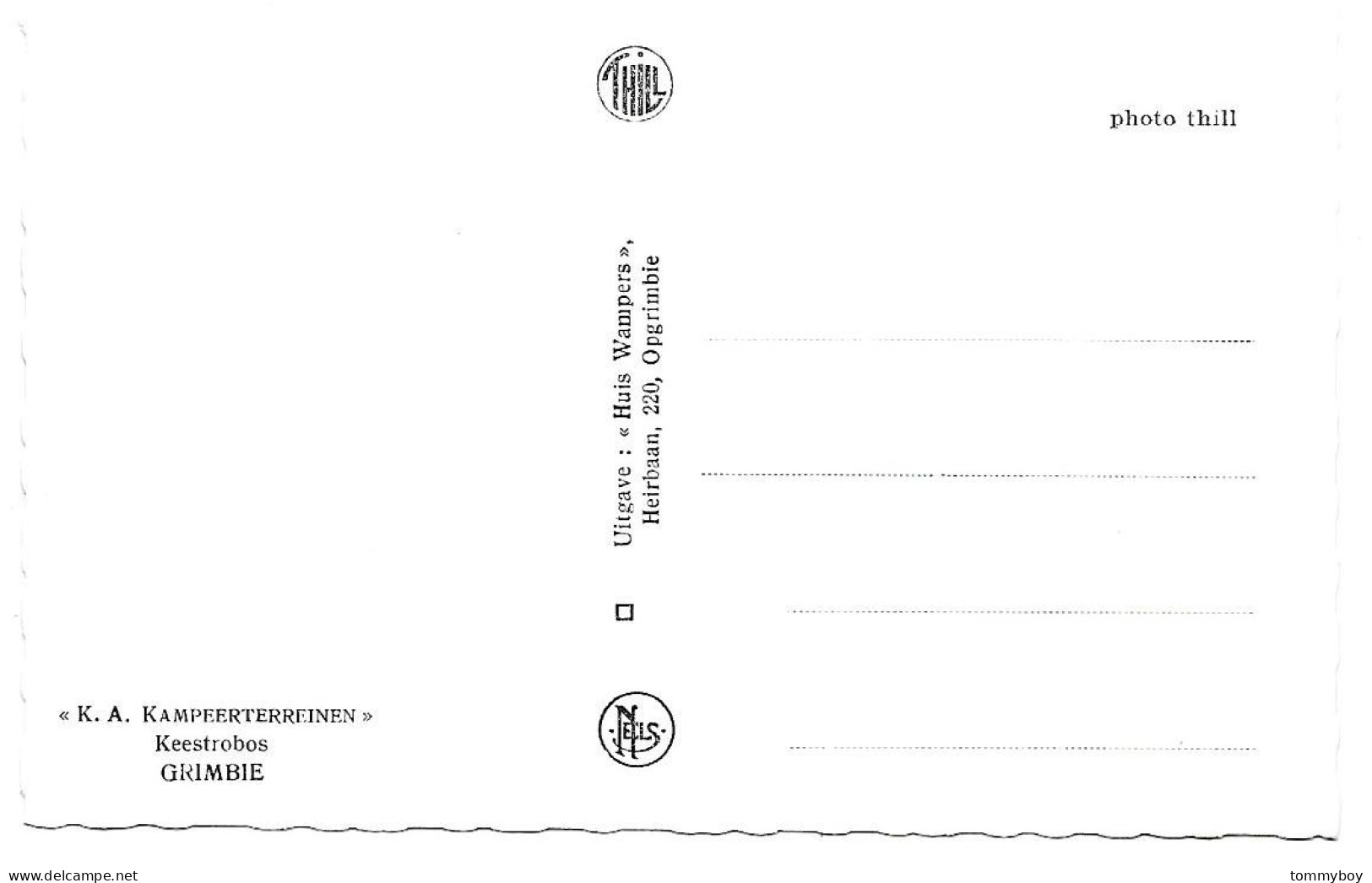 CPA K. A. Kampeerterreinen, Keestrobos, Grimbie - Maasmechelen