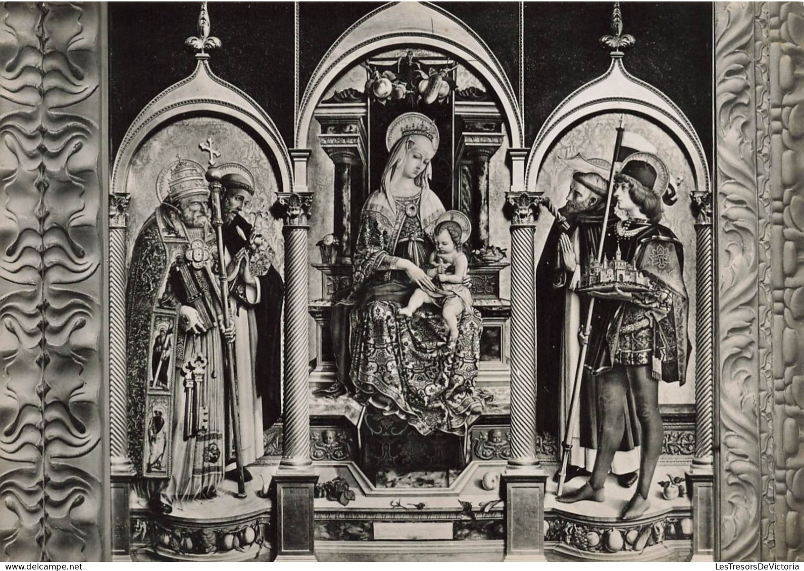 ITALIE - La Sainte Vierge Avec L'enfant Et Quatre Saints - Carte Postale Ancienne - Milano (Mailand)