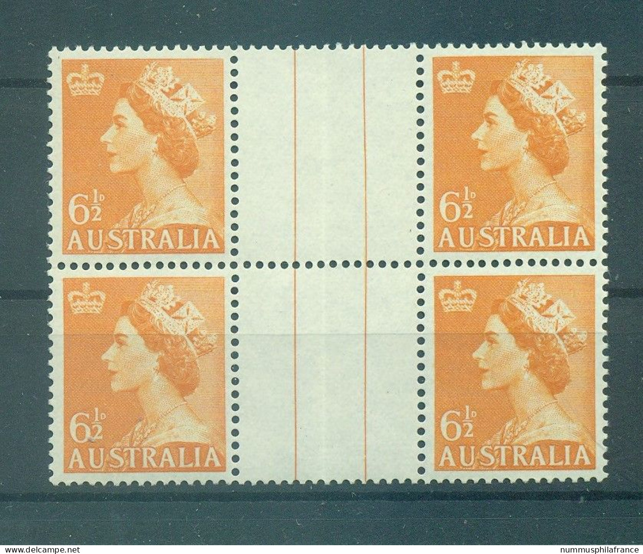 Australie 1956-57 - Y & T N. 228 - Série Courante (Michel N. 265) - Neufs