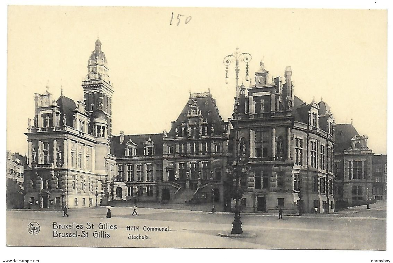 CPA Bruxelles-St. Gilles, Hôtel Communal - St-Gilles - St-Gillis