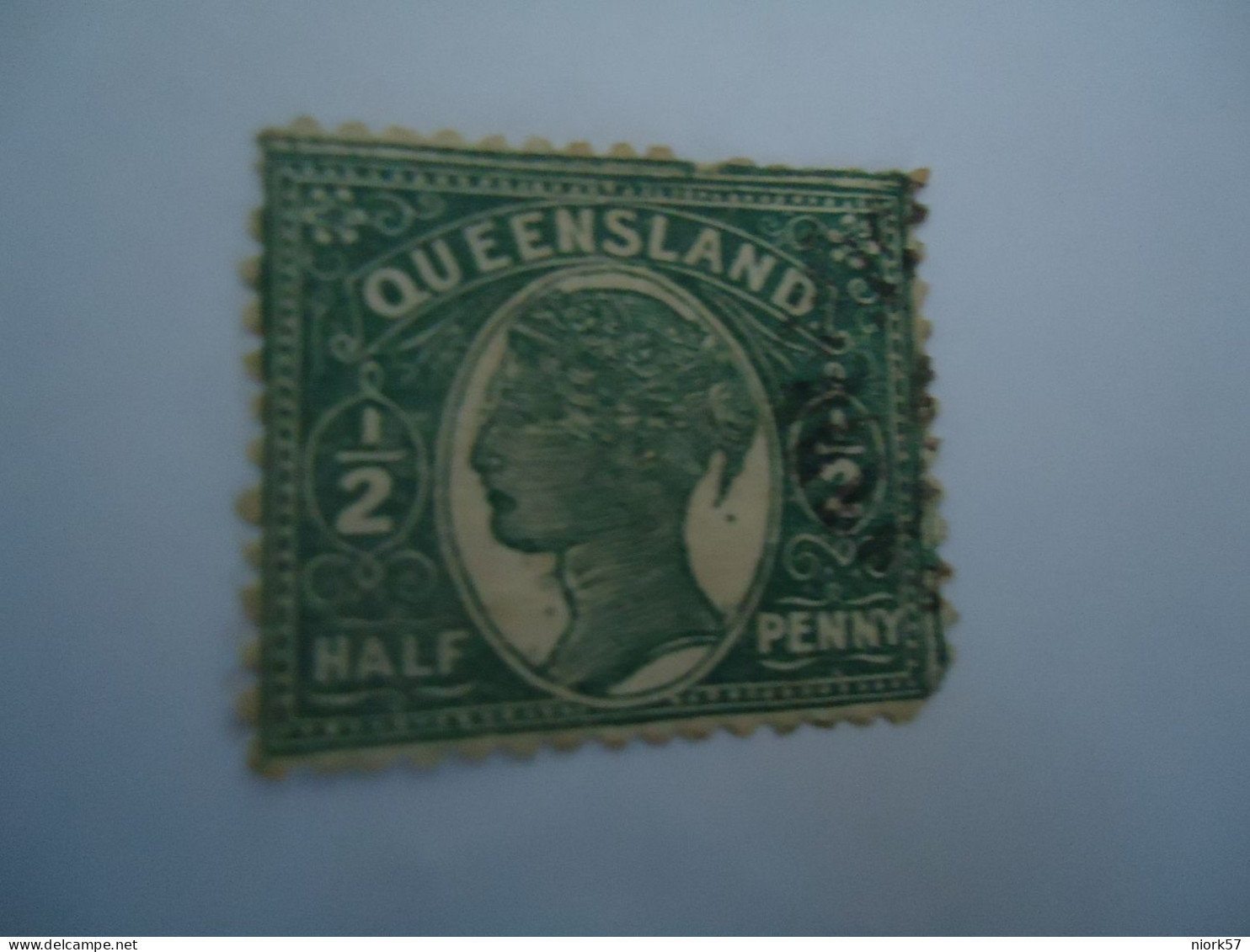 QUEENSLAND USED STAMPS  1895 QUEEN WITH POSTMARK - Otros & Sin Clasificación