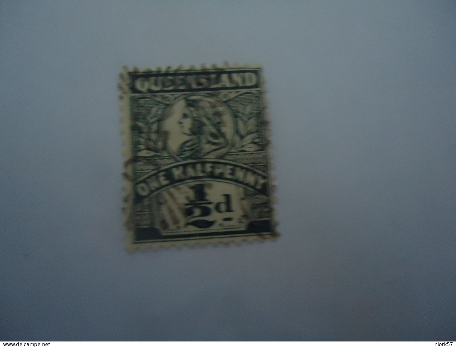 QUEENSLAND USED STAMPS  1899  QUEEN WITH POSTMARK - Otros & Sin Clasificación