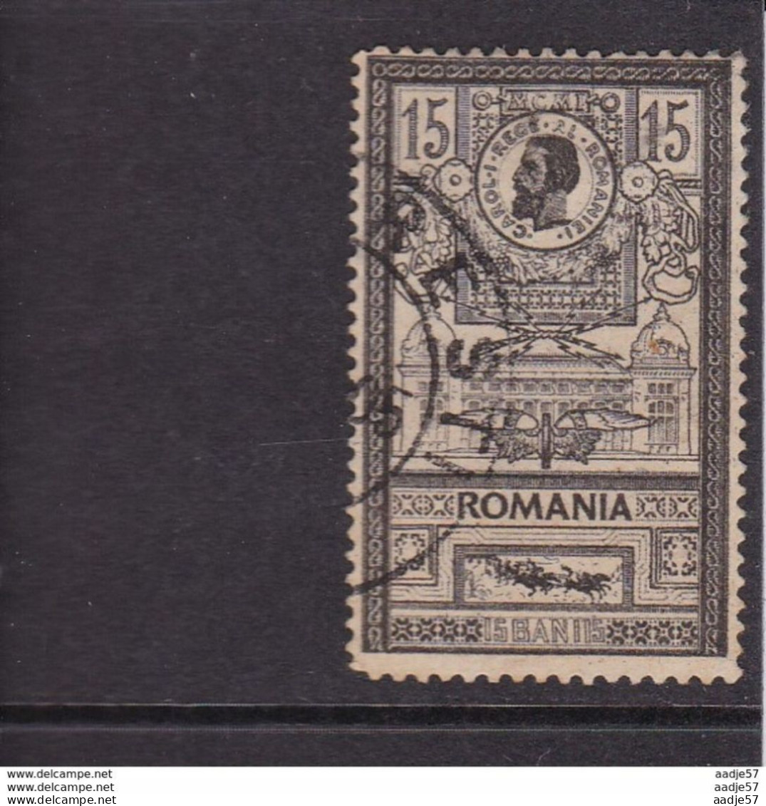 Romania 1903 - Nouvel Hotel Des Postes / Charles I Mi No 154 Et Yv No 145 Used - Used Stamps