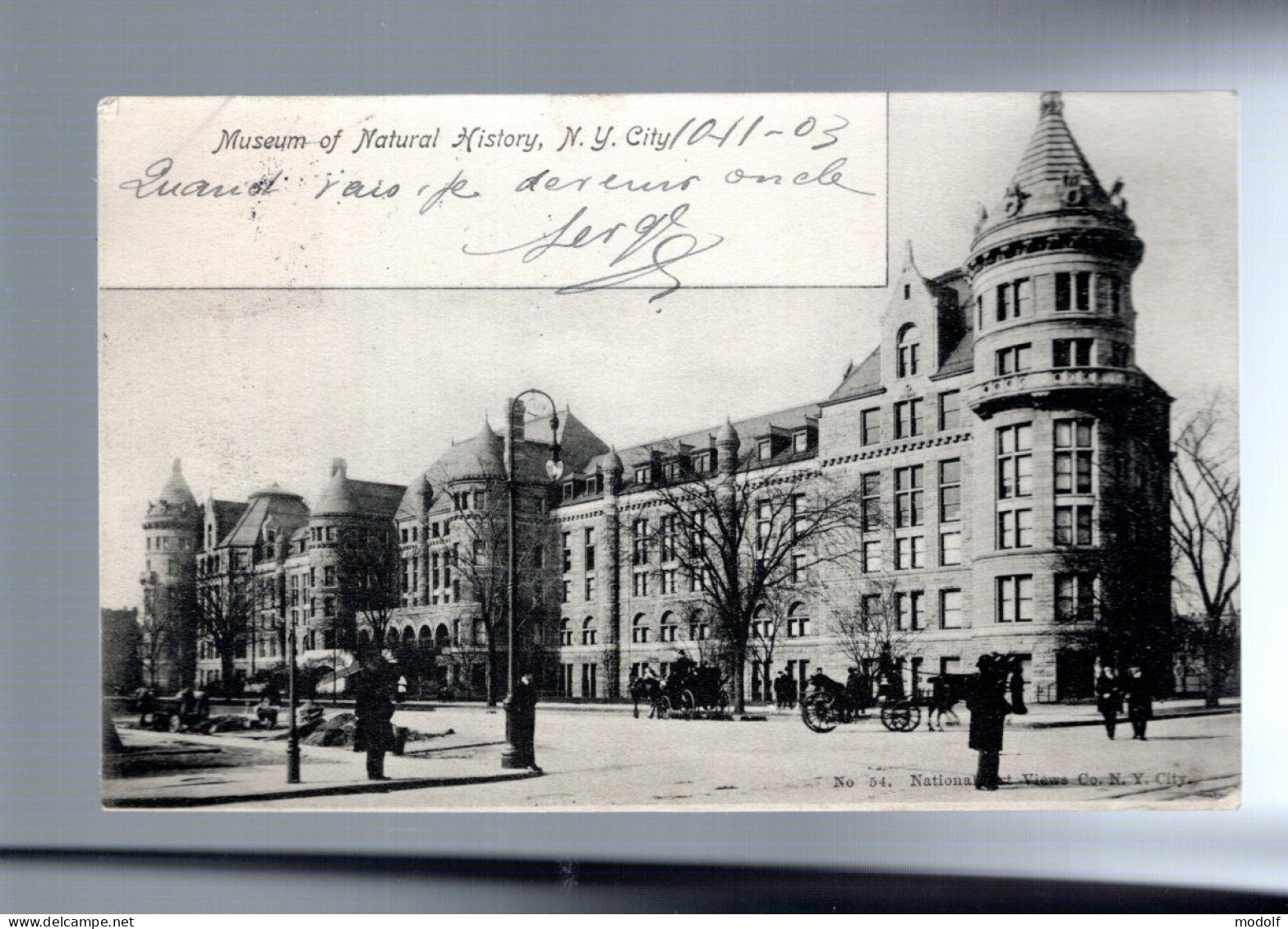 CPA - Etats-Unis - Museum Of Natural History - New-York City - 1903 - Musées