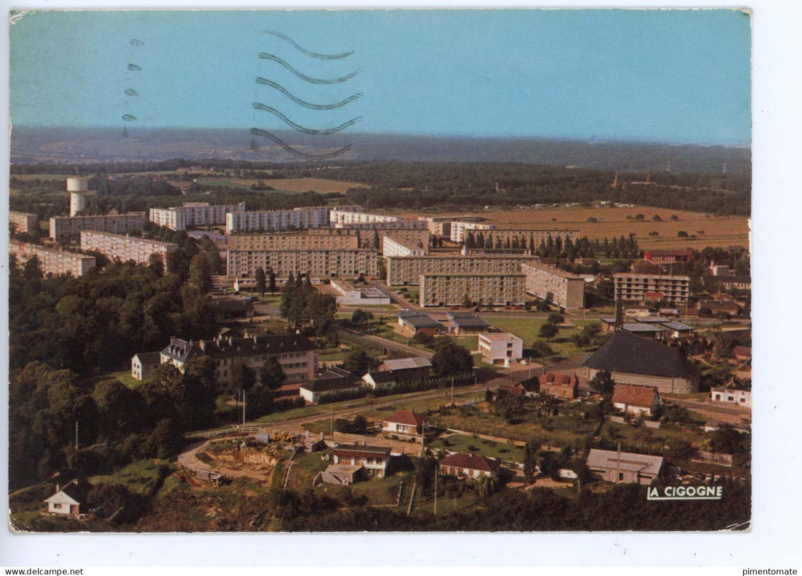 EVREUX NETREVILLE VUE AERIENNE 1975 - Evreux