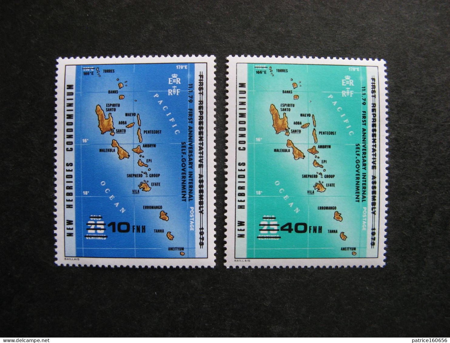 Nouvelles-Hébrides: TB  Paire N° 551 Et N° 552, Neufs XX. - Unused Stamps