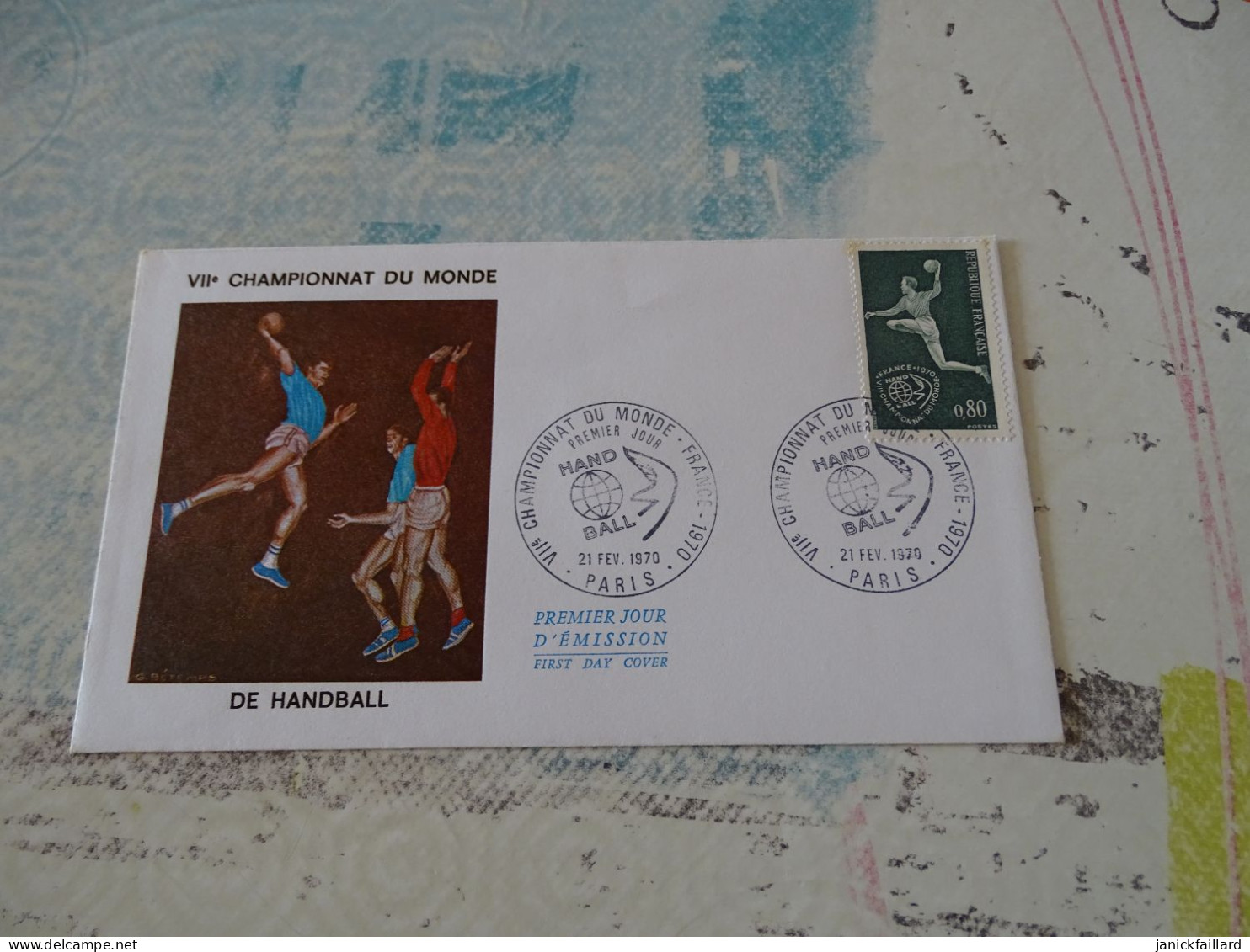 Enveloppe Premier Jour   1970 -7e Championnat Du Monde De Handball - Collections (sans Albums)