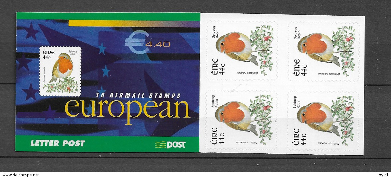 2002 MNH Ireland Booklet Mi 1425 - Carnets