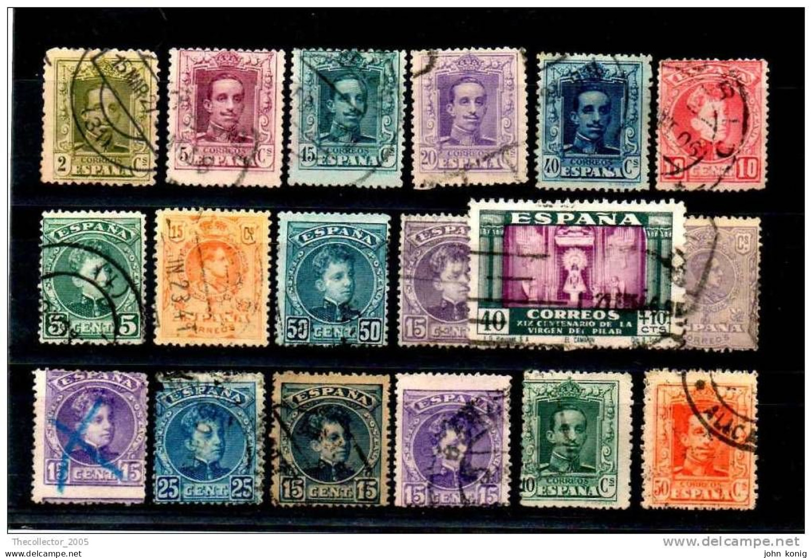 Spagna - Spain - Espana - Lotto Classico Usati - Classic Stamps Used - Oblitered - Superbe Lot - Colecciones