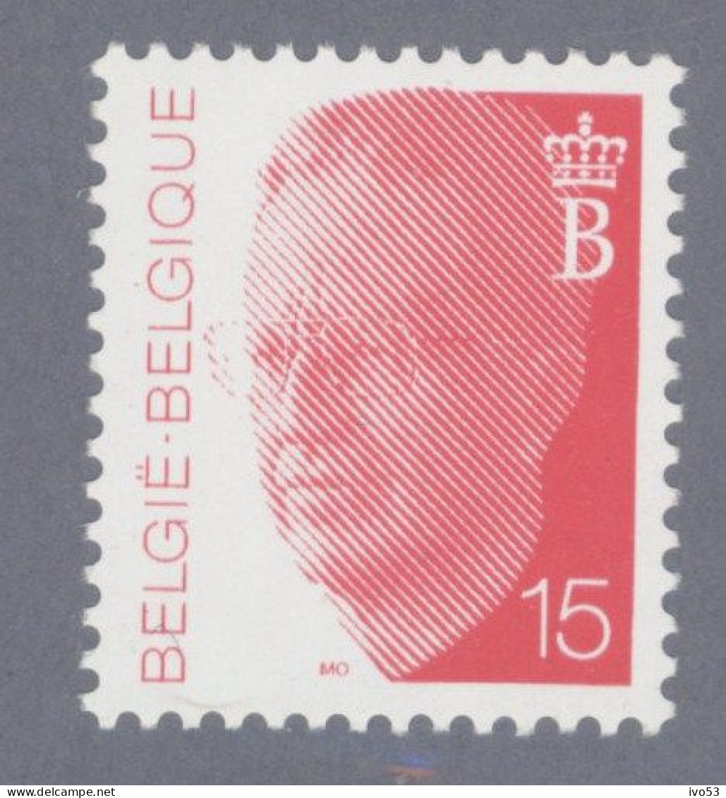 1992 Nr 2450** P5a,witte Gom.Koning Boudewijn,type Olyff. - 1990-1993 Olyff