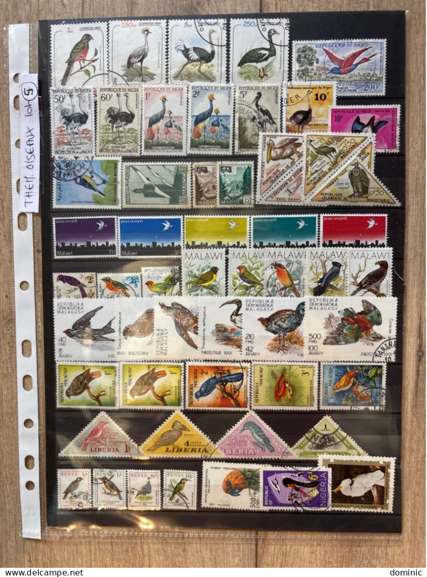 Thème Oiseaux Lot 5 - Collections, Lots & Series