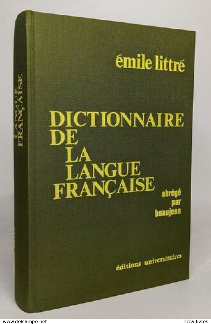 Dictionnaire De La Langue Française - Abrégé Par Beaujean - Woordenboeken