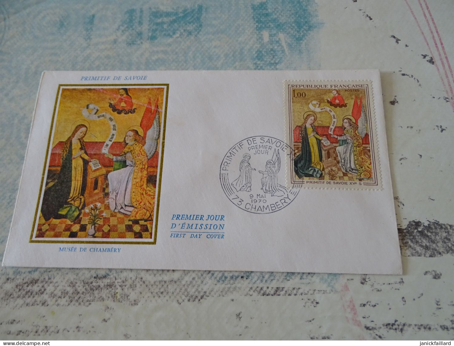 Enveloppe Premier Jour   1970 - Primitif De Savoie - Musée De Chambéry - Collections (sans Albums)