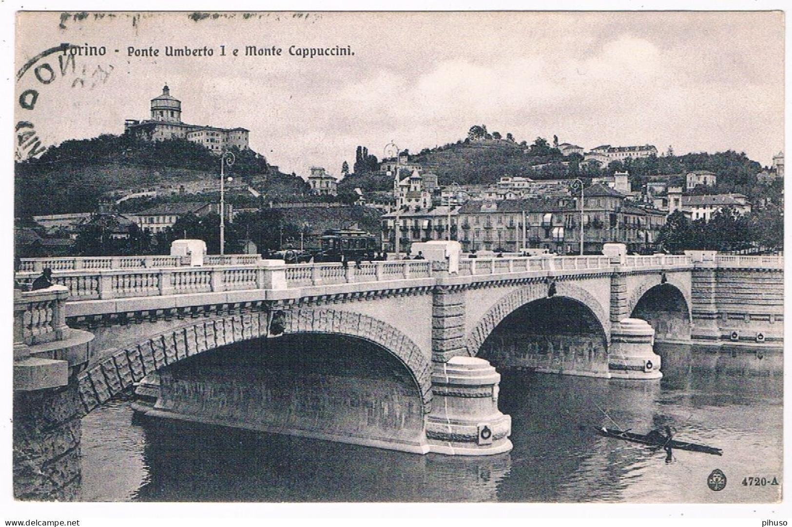 IT-4517  TORINO : Ponte Umberto 1 E Monte Cappuccino - Bruggen