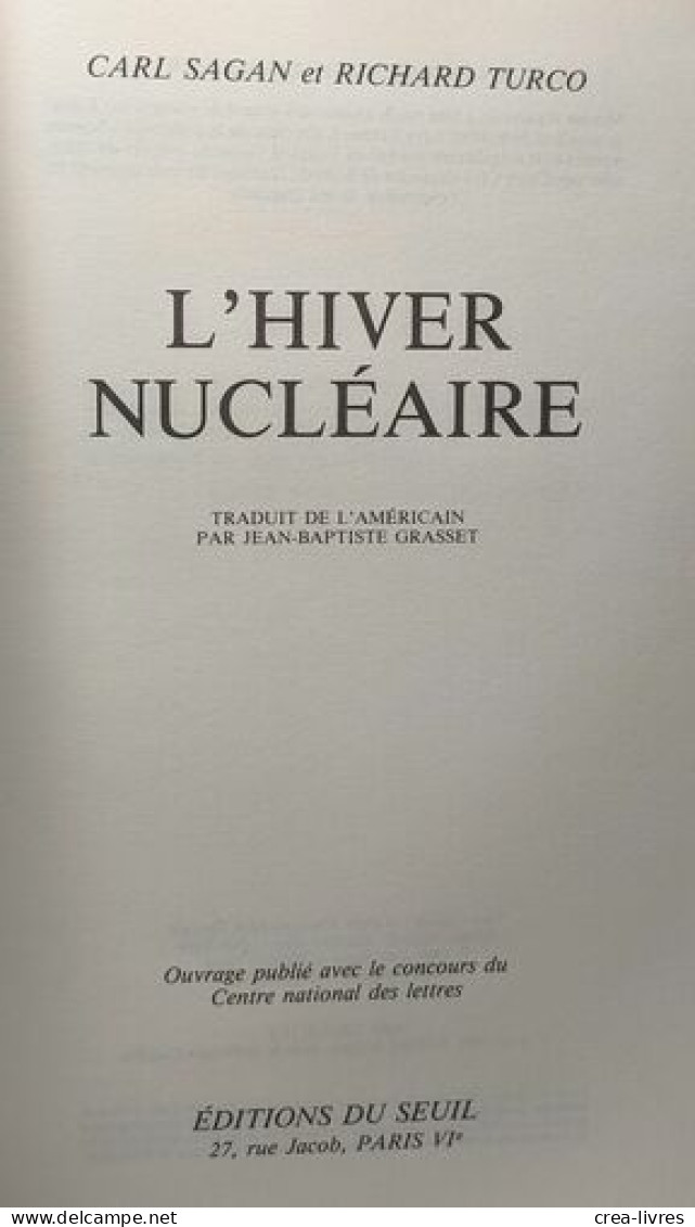 L'Hiver Nucléaire - Sciences