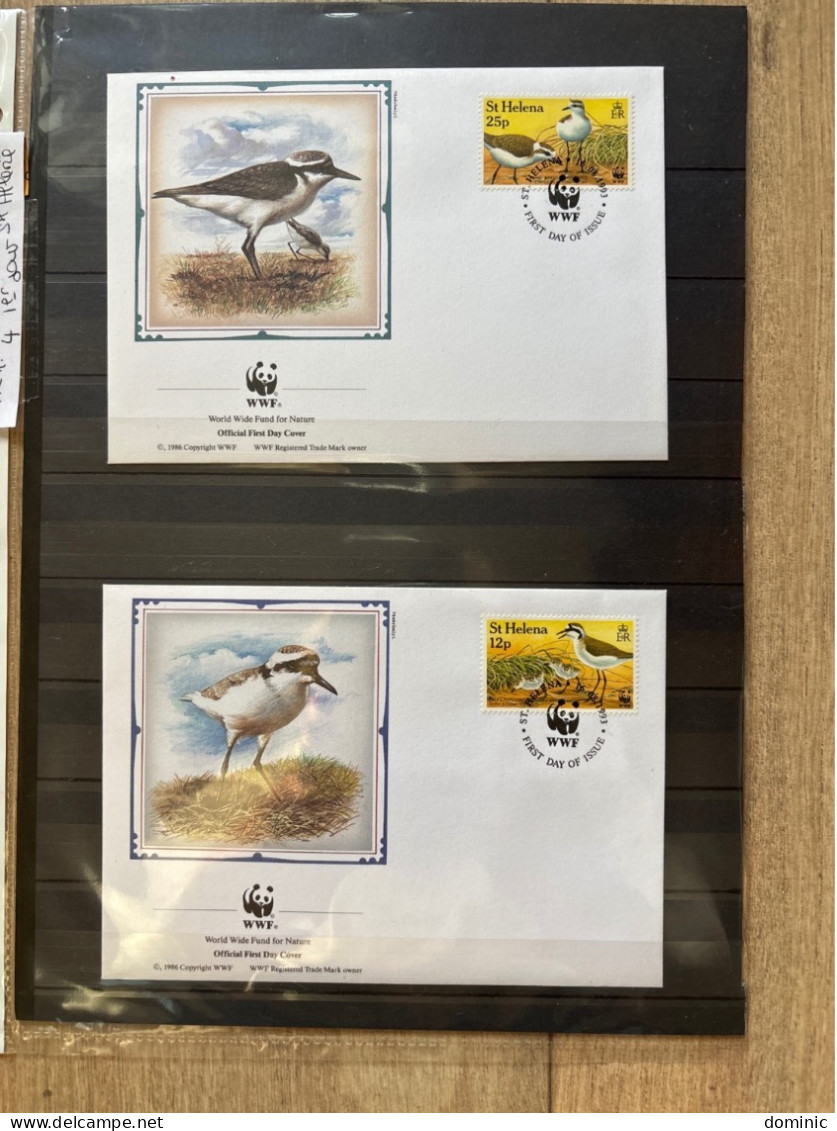 Thème Oiseaux Lot De 4 Enveloppes 1er Jour - Collections, Lots & Series