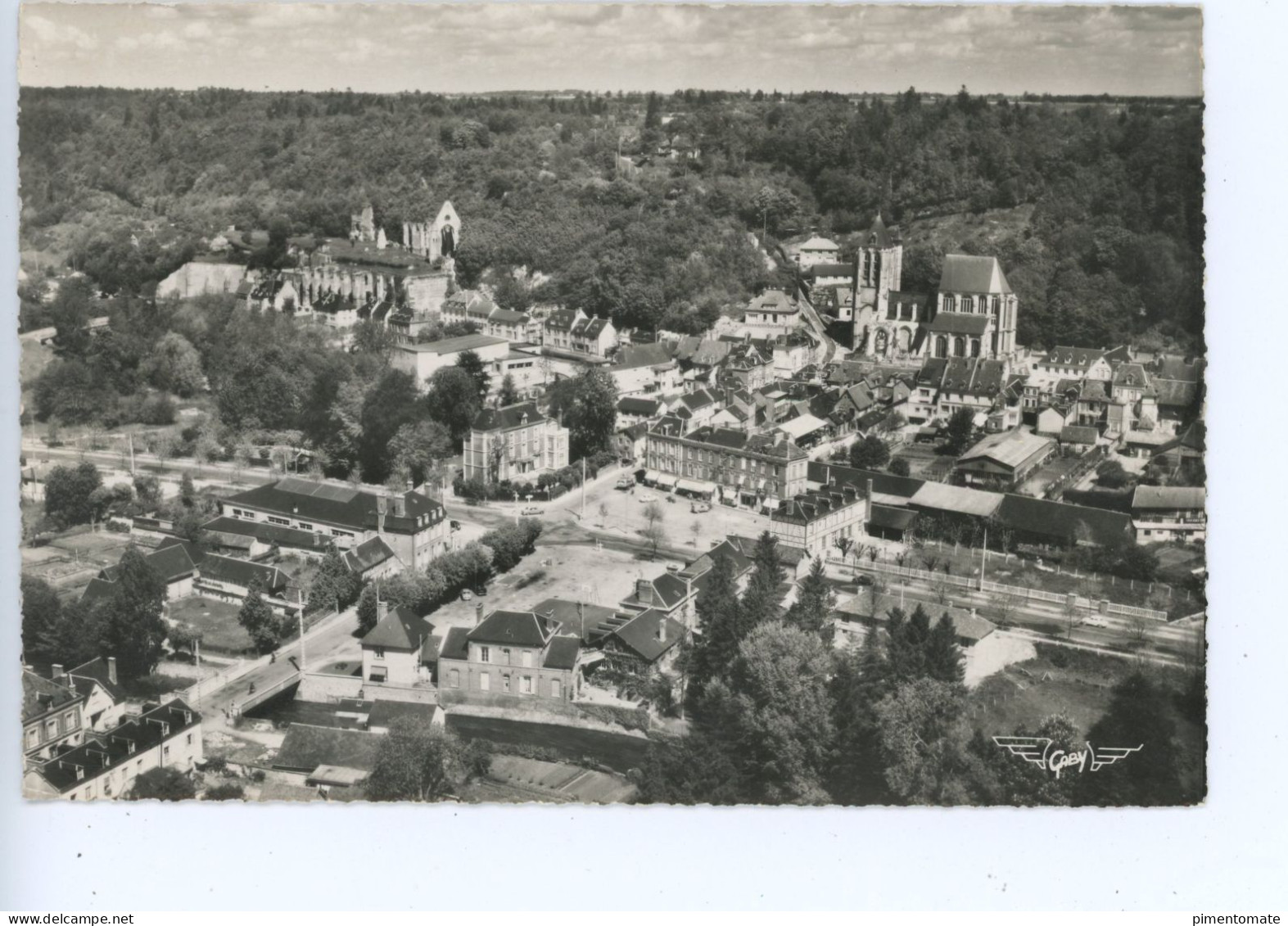 LA FRANCE VUE DU CIEL BEAUMONT LE ROGER VUE GENERALE AERIENNE - Beaumont-le-Roger