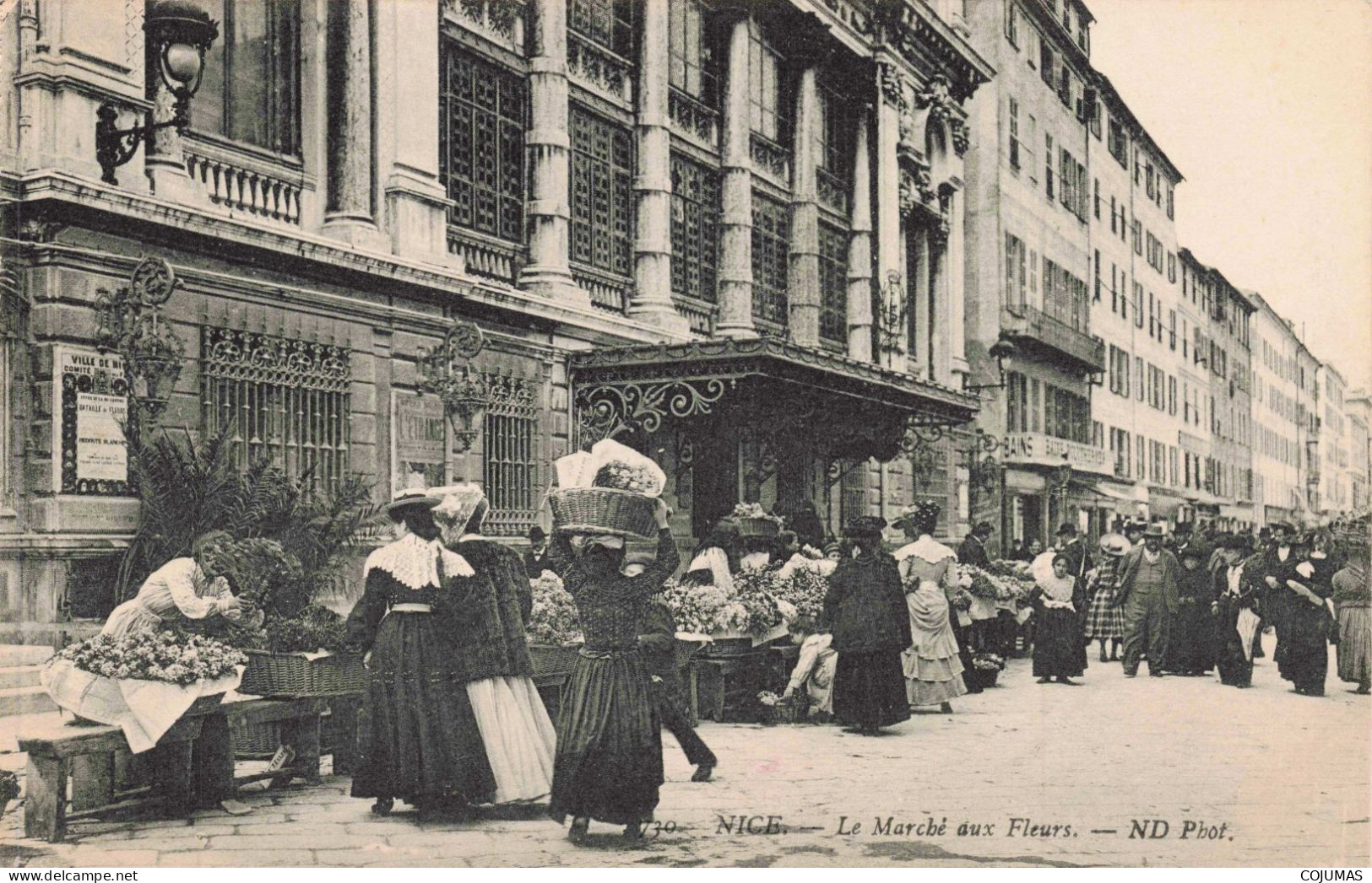 06 - NICE _S24828_ Le Marché Aux Fleurs - Markten, Feesten