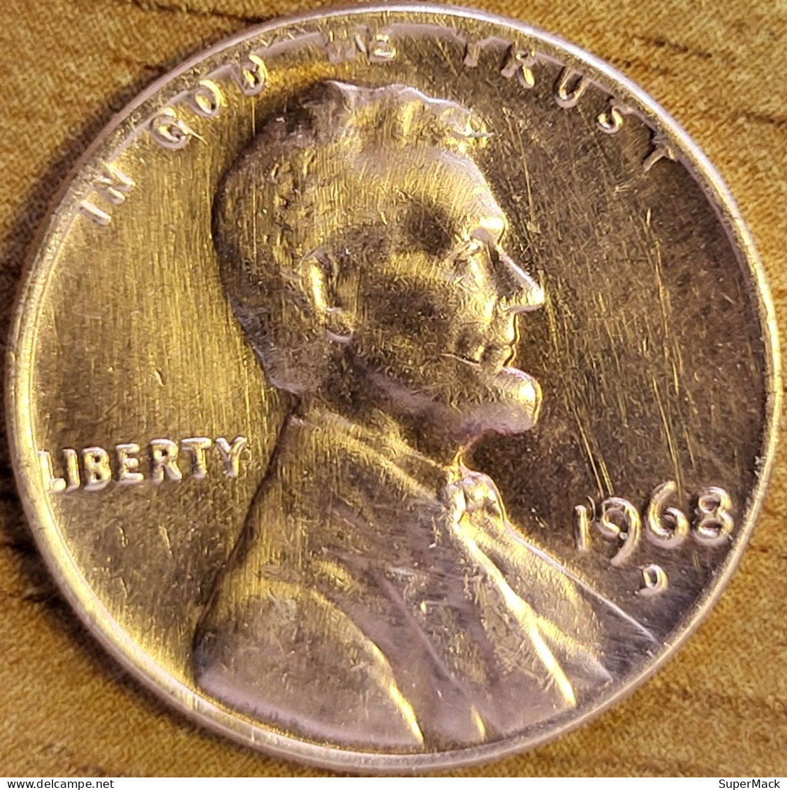 États-Unis 1 Cent 1968 D Denver Fauté KM#201 TTB - 1959-…: Lincoln, Memorial Reverse