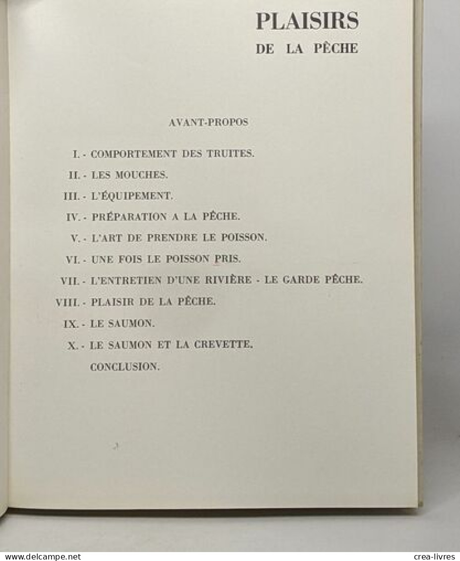 Plaisirs De La Pêche - Truites Et Saumons - Chasse/Pêche