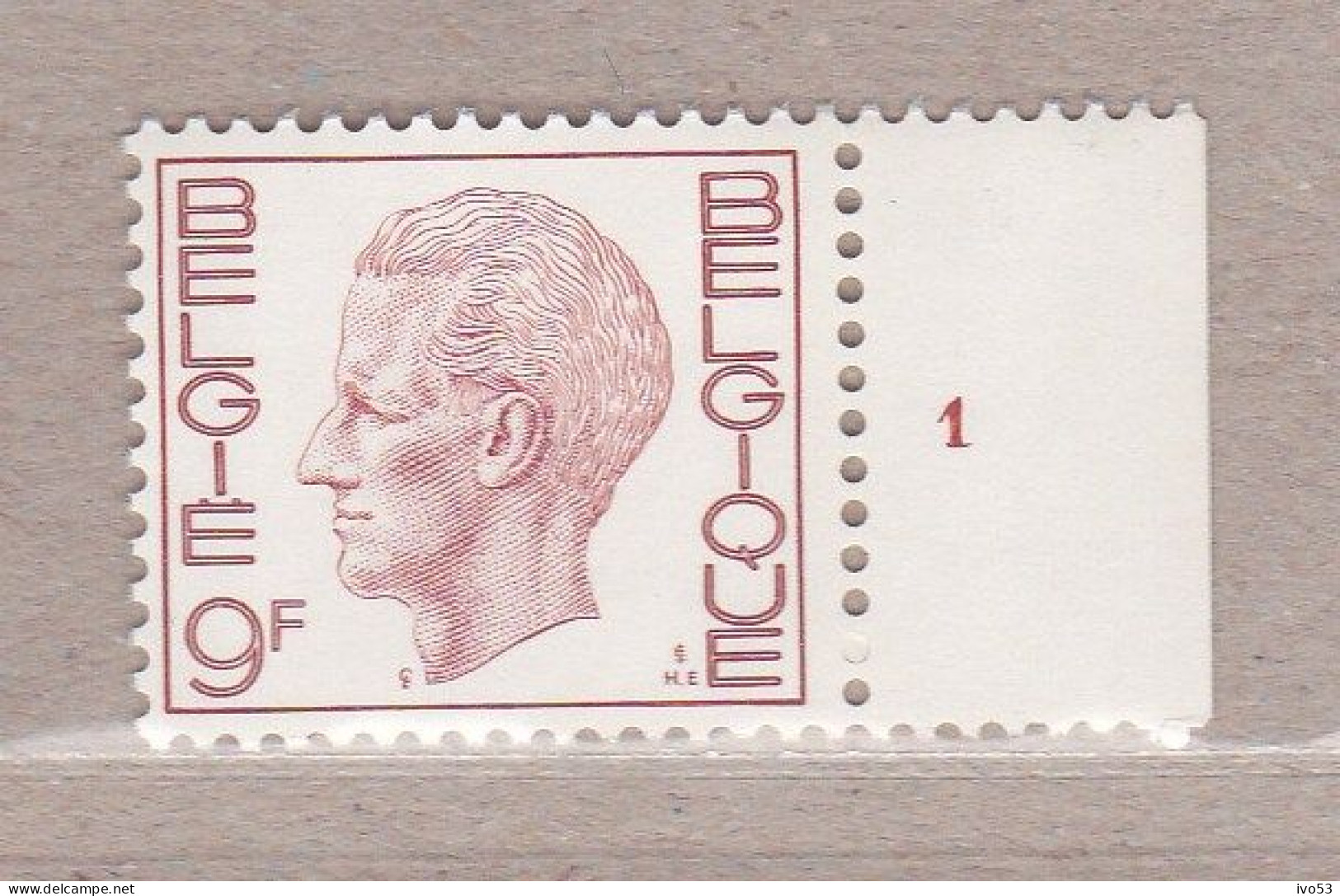 1980 Nr 1962** Plaatnummer:1.Koning Boudewijn.Type Elstrom. - 1971-1980