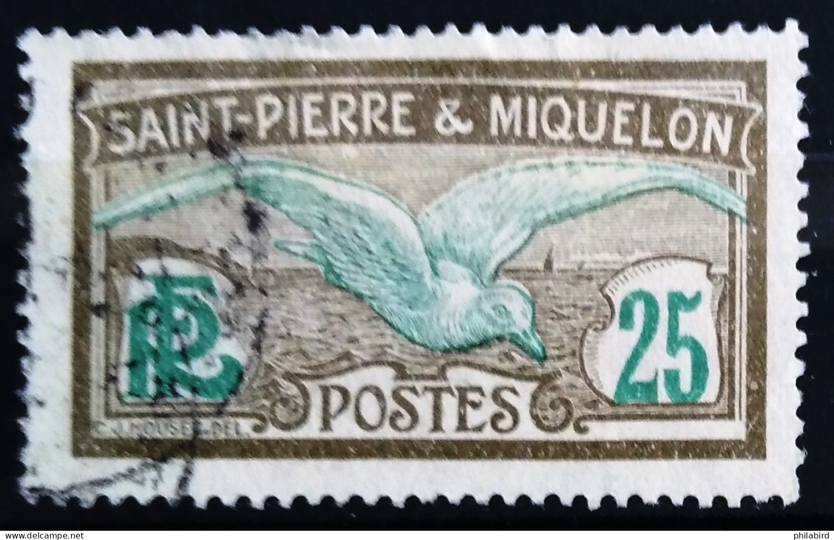 SAINT PIERRE ET MIQUELON                   N° 110                   OBLITERE - Usados