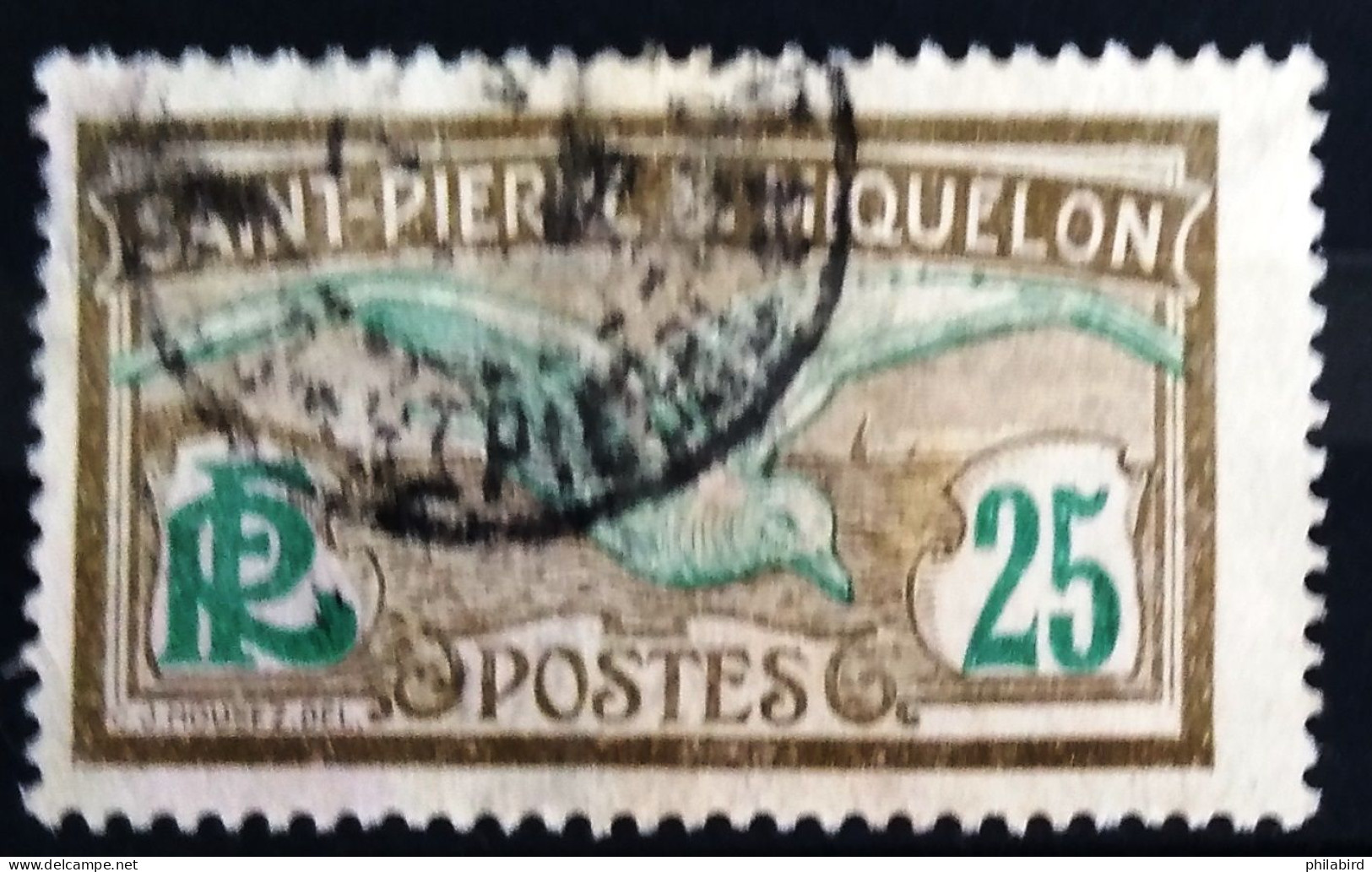 SAINT PIERRE ET MIQUELON                   N° 110                   OBLITERE - Used Stamps